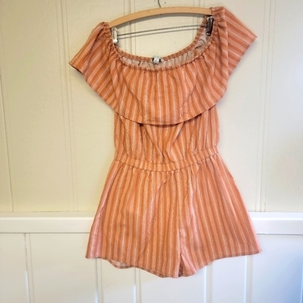 Hot Monde Off The Shoulder Romper‎